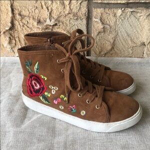 Sam edelman embroidered sneakers shoes Cute